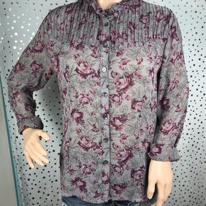 J.jill blouse 100% rayon